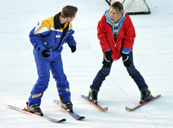 English ski school Megeve private ski lessons in english french alps Megeve France