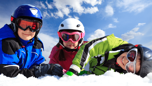 Ski lessons for children in english megeve french alps kids 1