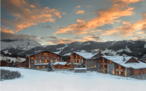 Skiing at Four Season Hotel Megeve French Alps
